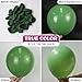 Bezente Sage Green Giant Balloons 36 Inch 8 Pack Jumbo Olive Green Large Round Dusty Green Latex Balloon for Birthday Bridal Shower Safari Jungle Theme Party Decorations - Image 4