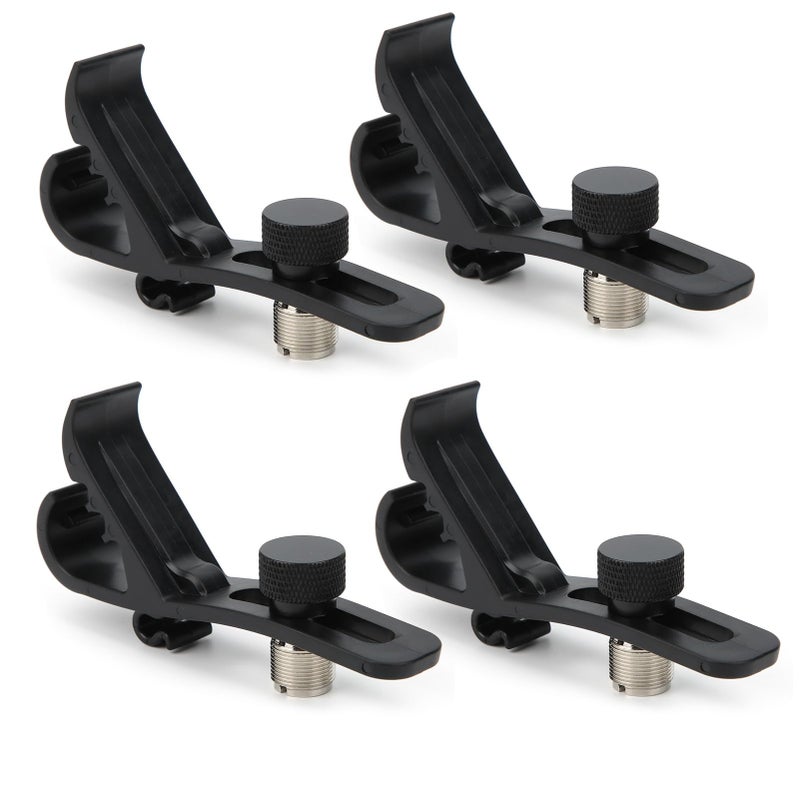 4 Pack Drum Microphone Clips Shockproof Mount Holder For Stable Securing - Image 2