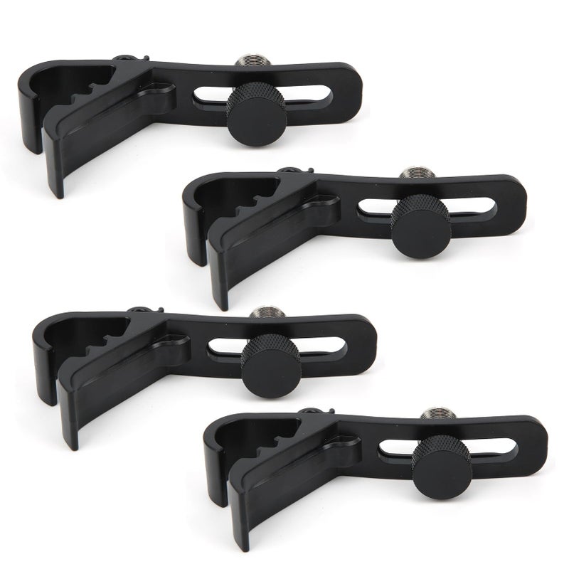 4 Pack Drum Microphone Clips Shockproof Mount Holder For Stable Securing - Image 5