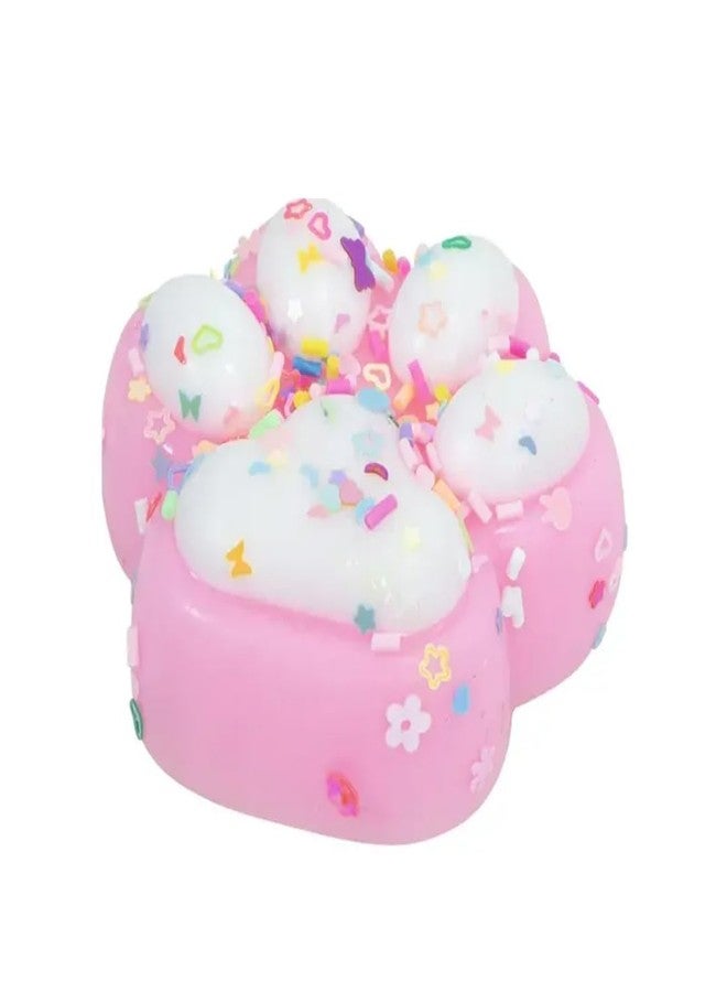 Sawkirp darshraj لعبة Sawkirp Darshraj Kawaii Cloud Squishy Toy، على شكل قلب وردي مع رشات ملونة، ناعمة وبطيئة الارتفاع، لتخفيف التوتر - Image 1