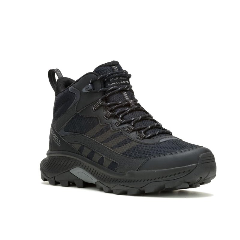 Merrell Men's Speed Strike 2 Mid Waterproof Hiking Boot, Black, 7.0 - Image 2
