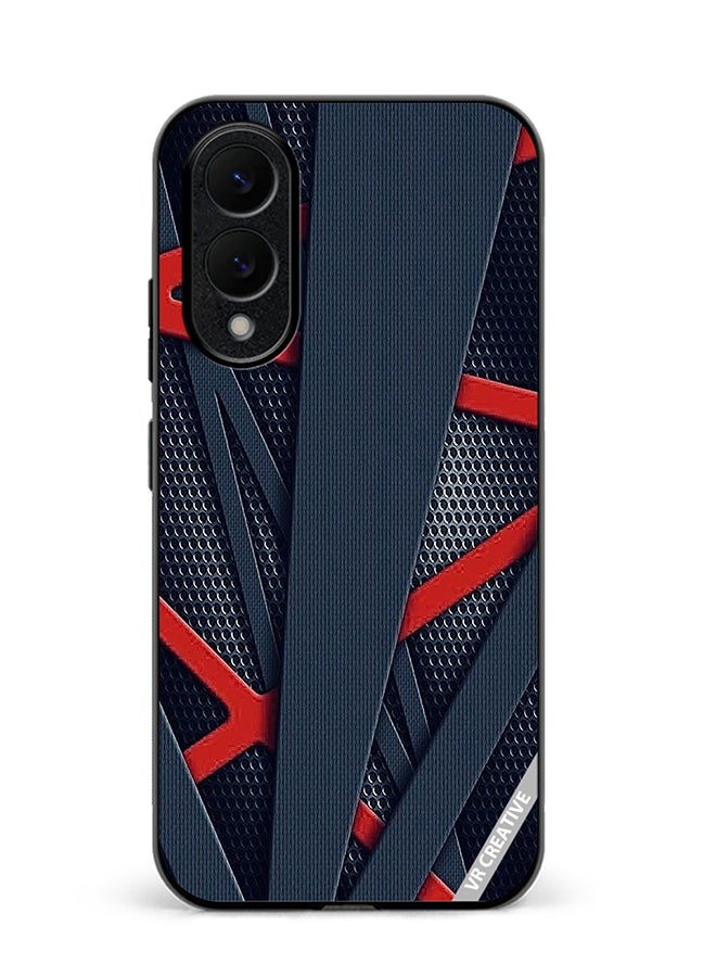 VR CREATIVE Protective Case Cover For Samsung Galaxy S25 Edge Abstract Design Multicolour
