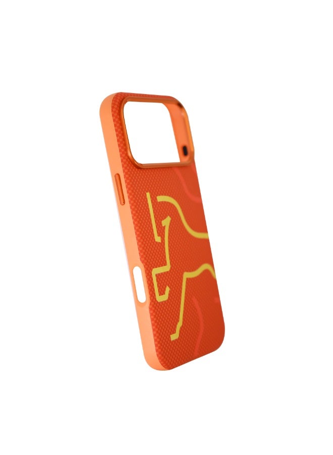 AIRITY iPhone 17 Pro Max MagSafe Case Orange – Airity Kadi Hard Protective Slim Cover - Image 4