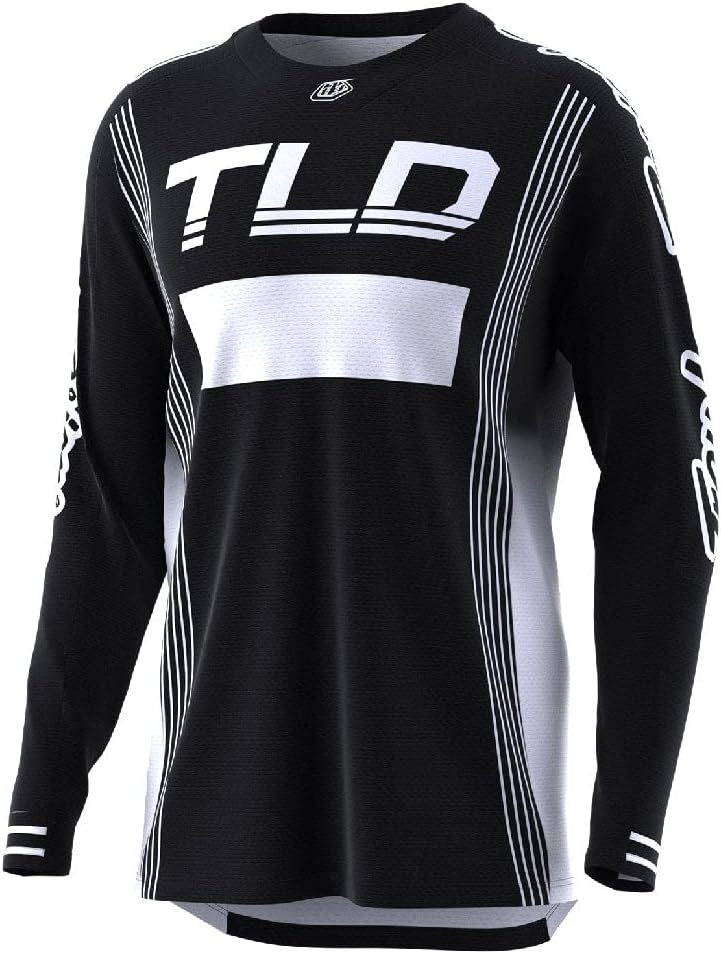 Troy Lee Designs قميص تروي لي ديزاينز جي بي إير للرجال - قميص موتوكروس للدراجات النارية ATV (ريذم أسود، 2X) - Image 1