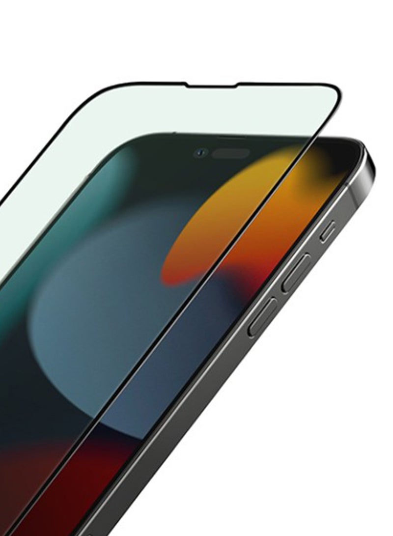 Uniq iPhone 14 Plus Glass Screen Protector, UNIQ Optix VisionCare - Transparent - Image 3