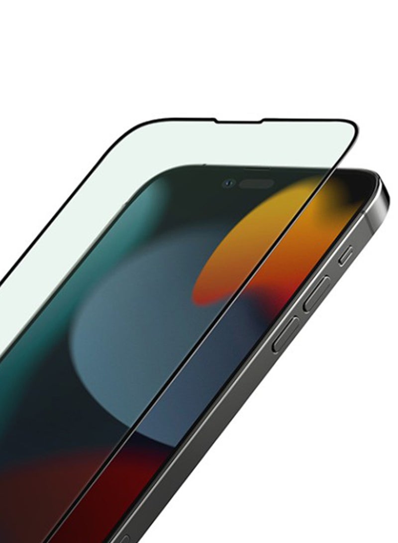 Uniq iPhone 14 Plus Glass Screen Protector, UNIQ Optix VisionCare - Transparent - Image 1
