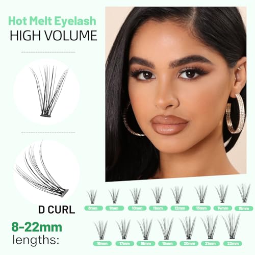 Bodermincer 20D 0.07mm Thickness 8-22mm To Choose Grafting False Eyelashes False Eyelashes Individual Natural Long Mink Fake Eyelashes Extension Handmade Bulk Wholesale (9mm) - Image 4