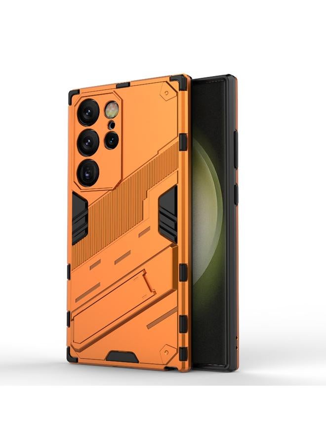 اس-توب جراب لهاتف Samsung Galaxy S24 Ultra 5G Punk Armor 2 في 1 PC + جراب هاتف مقاوم للصدمات من مادة TPU مع حامل غير مرئي - Image 1