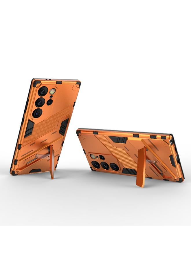 اس-توب جراب لهاتف Samsung Galaxy S24 Ultra 5G Punk Armor 2 في 1 PC + جراب هاتف مقاوم للصدمات من مادة TPU مع حامل غير مرئي - Image 3