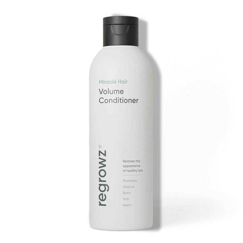Regrowz Miracle Hair Volume Conditioner 7oz - For Fine,Thin Hair - Boost Shine & Thickness - Suitable for Men and Women - Hair Growth Repair Treatment with Biotin