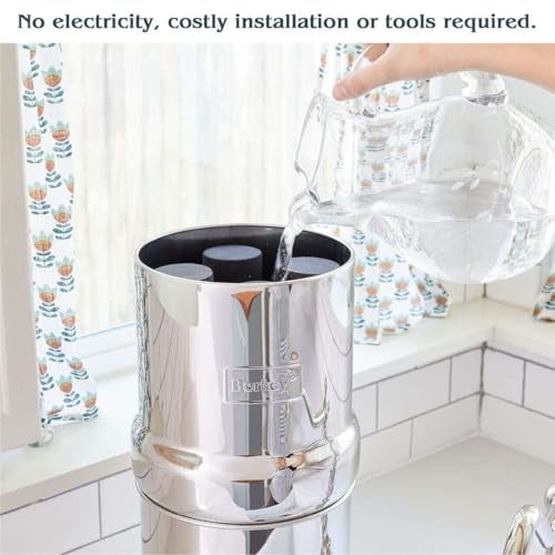 Berkey Travel Berkey Gravity-Fed Water Filter with 2 Black Berkey Elements–Enjoy Potable Water While Camping, RVing, Off-Grid, Emergencies, Every Day at Home - Image 4