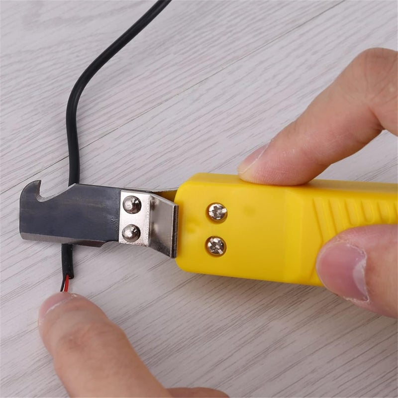 LY25 6 5.12 inch Wire Stripper, Adjustable Tool Steel Wire Stripping Cutter, Wire Crimping Tool, Silicone Wire Stripper for Silicone Cable - Image 4