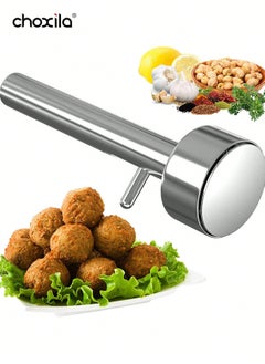 1pc Falafel And Meatball Maker Scoop, Stainless-Steel, Baller Scoop Mold, For Kitchen, Dining   Room, Afternoon Tea