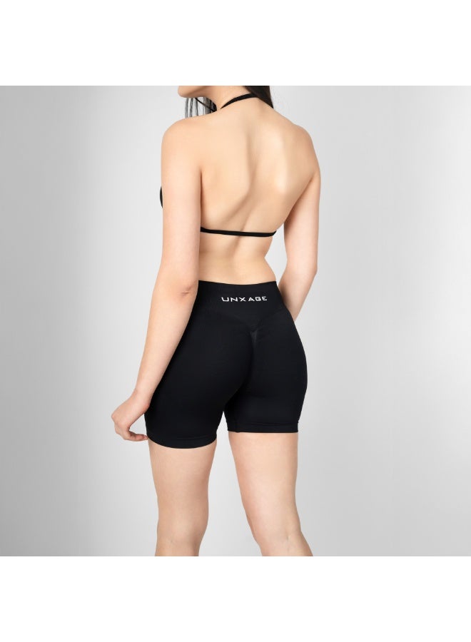 انكسيخ High-Waisted Seamless Shorts | Sculpted Performance - Image 1