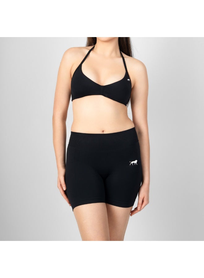 انكسيخ High-Waisted Seamless Shorts | Sculpted Performance - Image 4