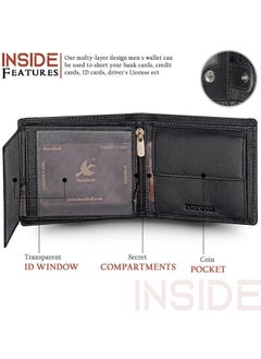 HORNBULL HORNBULL Themes Black RFID Blocking Leather Wallet for Men | Wallets Men Leather  - Image 3