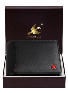 HORNBULL HORNBULL Themes Black RFID Blocking Leather Wallet for Men | Wallets Men Leather  - Image 2