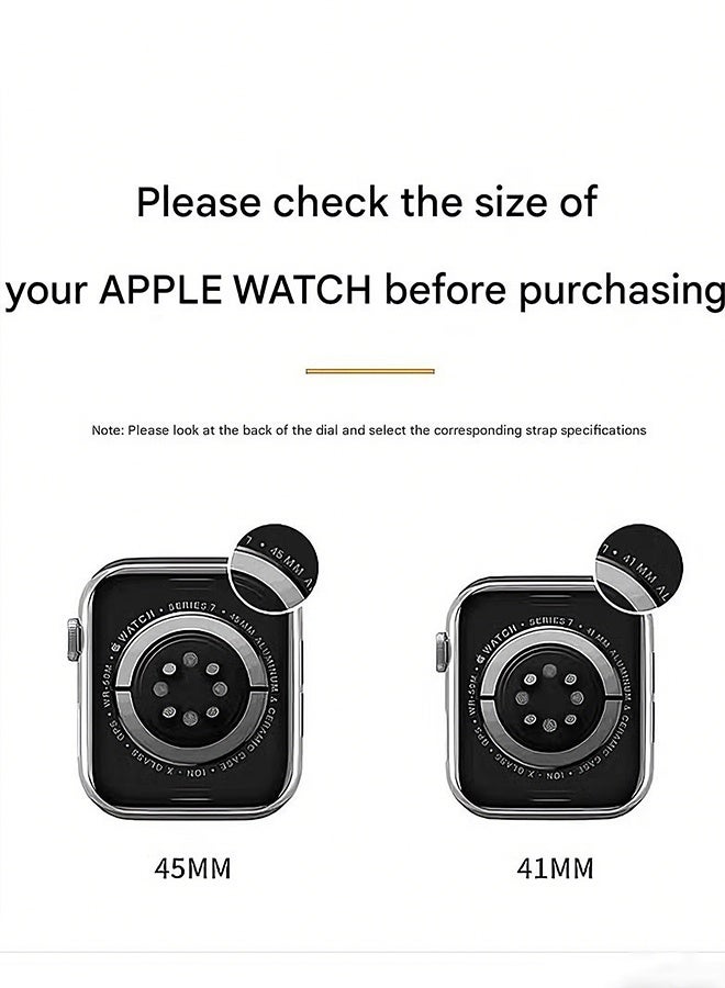Happy D Watch Band Compatible for Apple Watch Series Band 38mm 40mm 41mm 42mm women, Genuine Leather Double Tour Designed Slim Replacement Strap for iWatch Series10 9 8 7 6 SE, Brown - Image 4