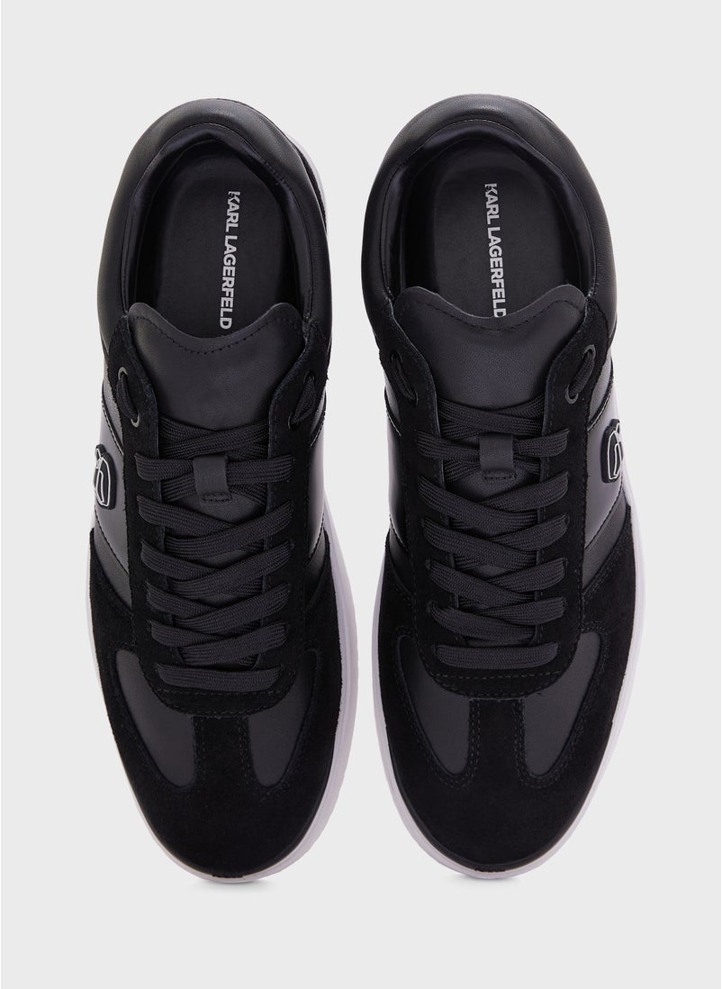 Karl Lagerfeld - Atlas Lace Up Low Top Sneakers - Image 1