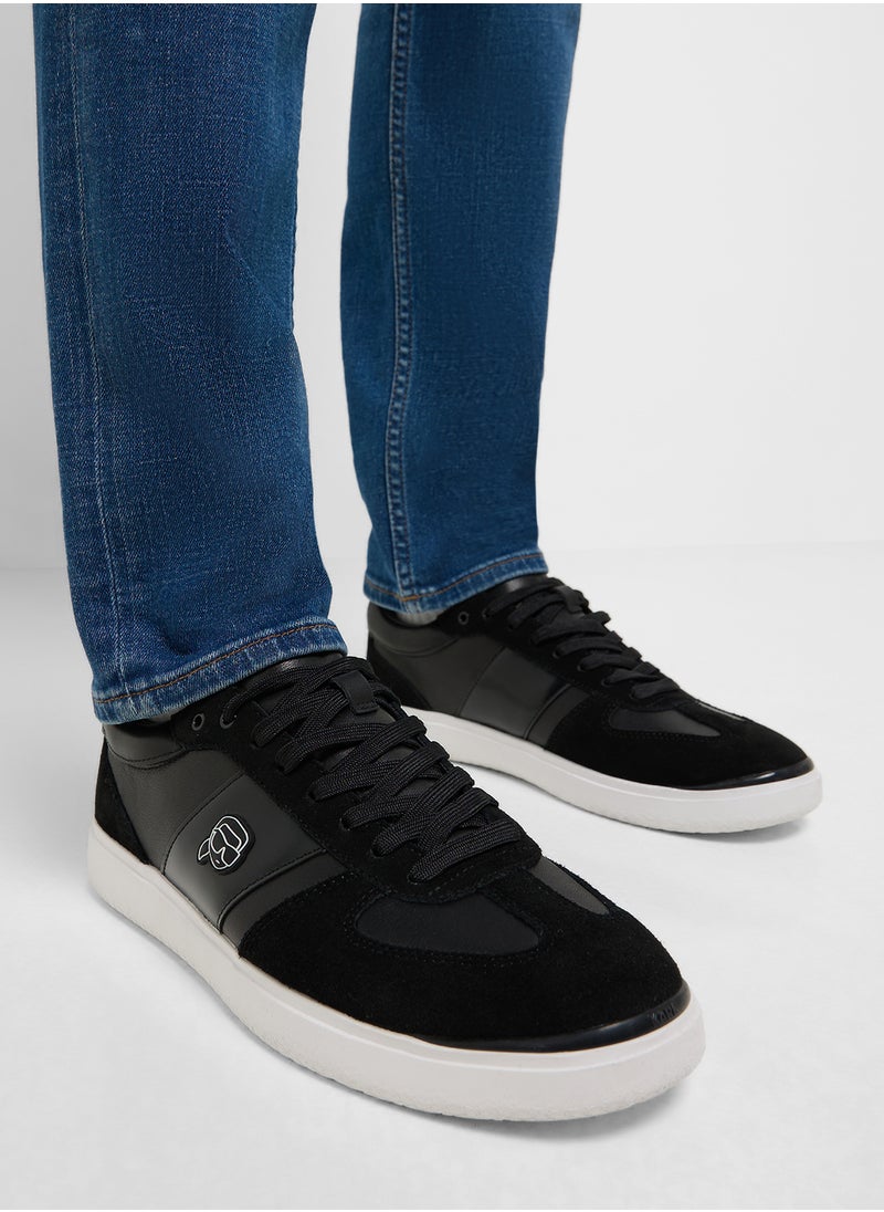 Karl Lagerfeld - Atlas Lace Up Low Top Sneakers - Image 1