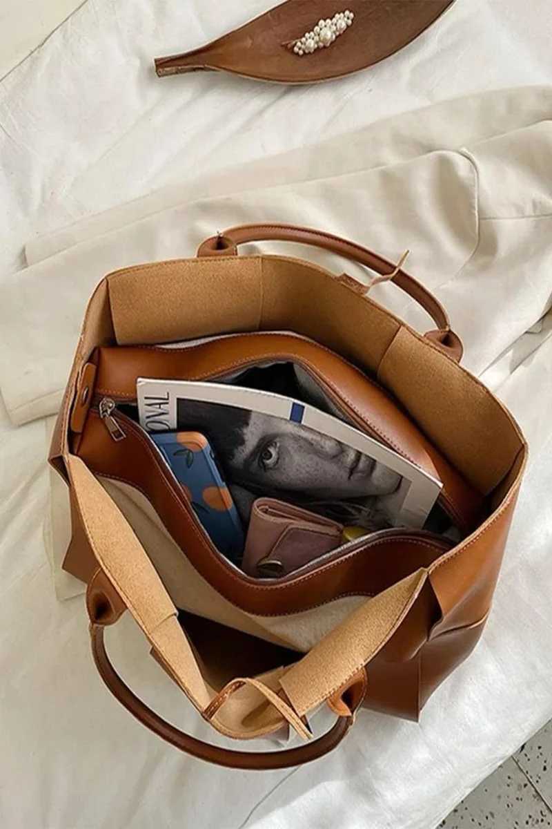 Bahels Coffee Vip Special Design Large Shoulder Bag