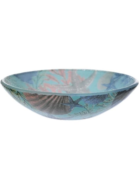 Rosa By Fathy Mahmoud High Quality Glass Bowl, 14Cm - Coastal