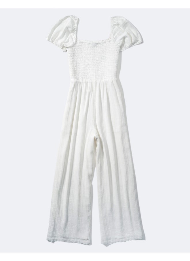 AE Smocked Puff-Sleeve Jumpsuit - pzsku/Z232857AA17F3035CAA4BZ/45/_/1735026229/3270d54c-7717-4cce-8903-df331a558444