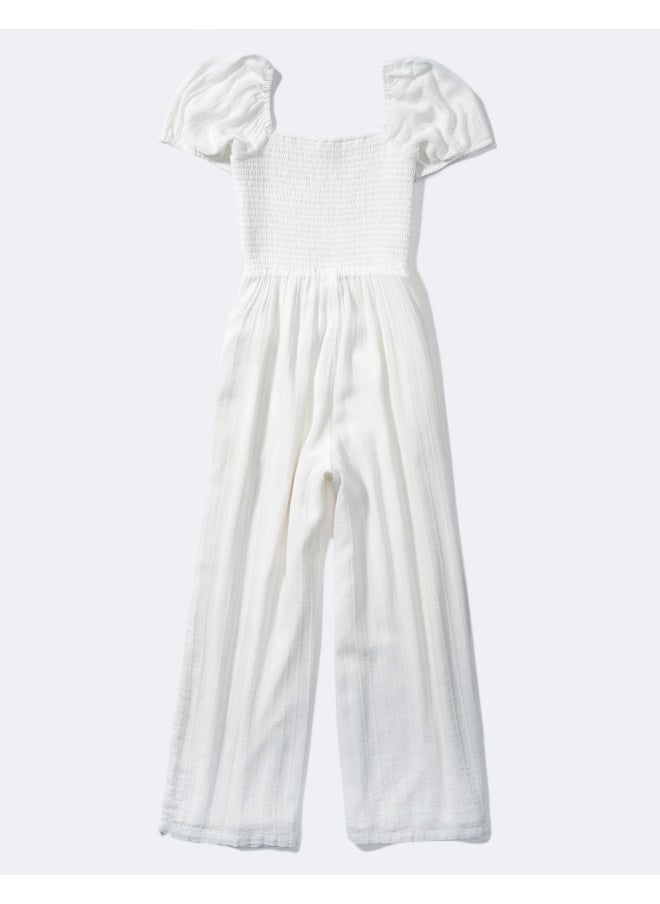AE Smocked Puff-Sleeve Jumpsuit - pzsku/Z232857AA17F3035CAA4BZ/45/_/1742301233/2b331555-2b2e-44c7-9d20-c4eb3138a3e7
