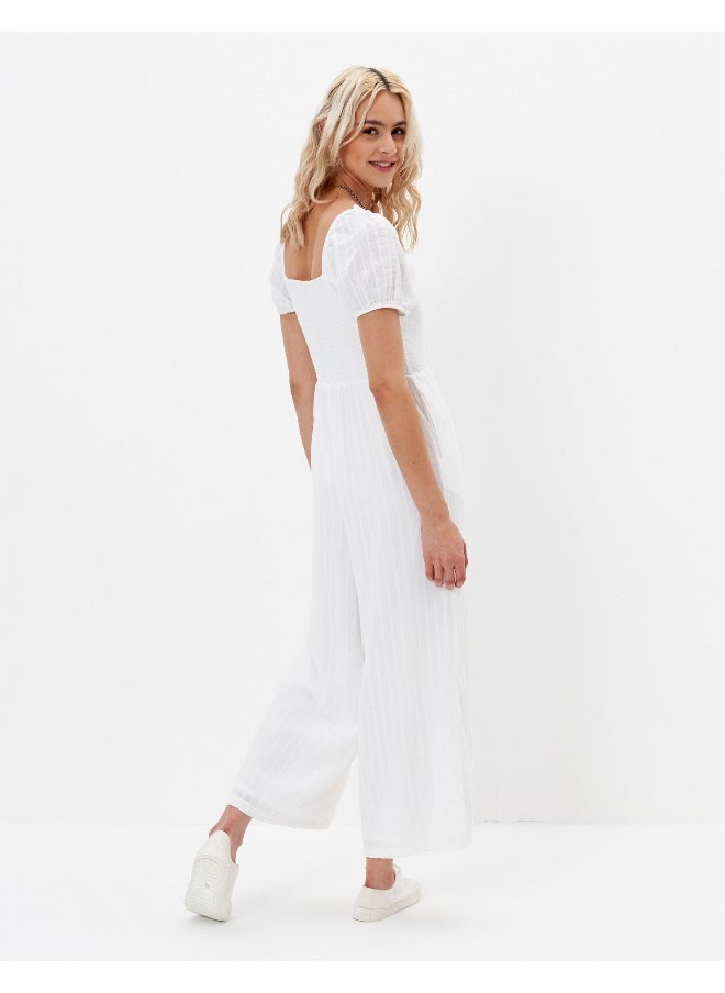 AE Smocked Puff-Sleeve Jumpsuit - pzsku/Z232857AA17F3035CAA4BZ/45/_/1742301255/391834cb-fe9d-49a2-bf9b-c2268362f548