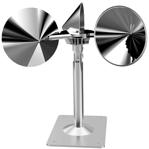 Marketty Bird Reflectors Spinning Wind PoweredBird Scare Reflective Device Keep Bird Pigeon Woodpeckers and Sparrows Away for Outdoor Patio Yard Garden Rooftop and Vegetable Gardens Single Pack Silver
