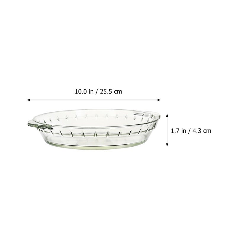 Glass Steak Tray Baking Dish Microwave Safe Plate Bakeware Cooking Pan 1 Piece - Image 3