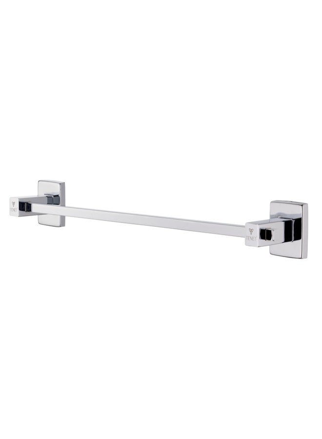 Tenet Stainless Steel Towel Rod/Towel Rail/Towel Hanger/Bath Towel Holder - 304 Grade Wall Mounted Bathroom Accessory for Washbasin, Kitchen & Shower | Chrome Finish (18 Inch) | 1 Year Warranty - Image 1
