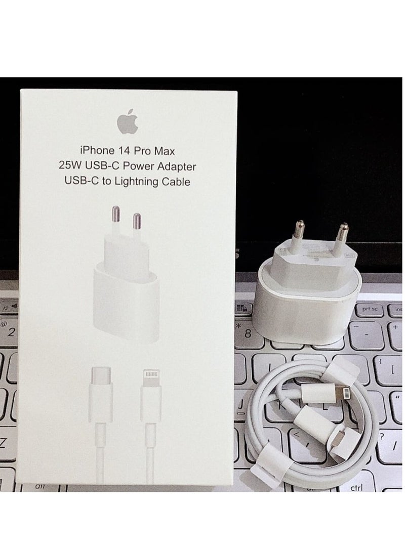 IPhone 14 Pro Max 25W USB-C Power Adapter USB-C to Lightning Cable - Image 4
