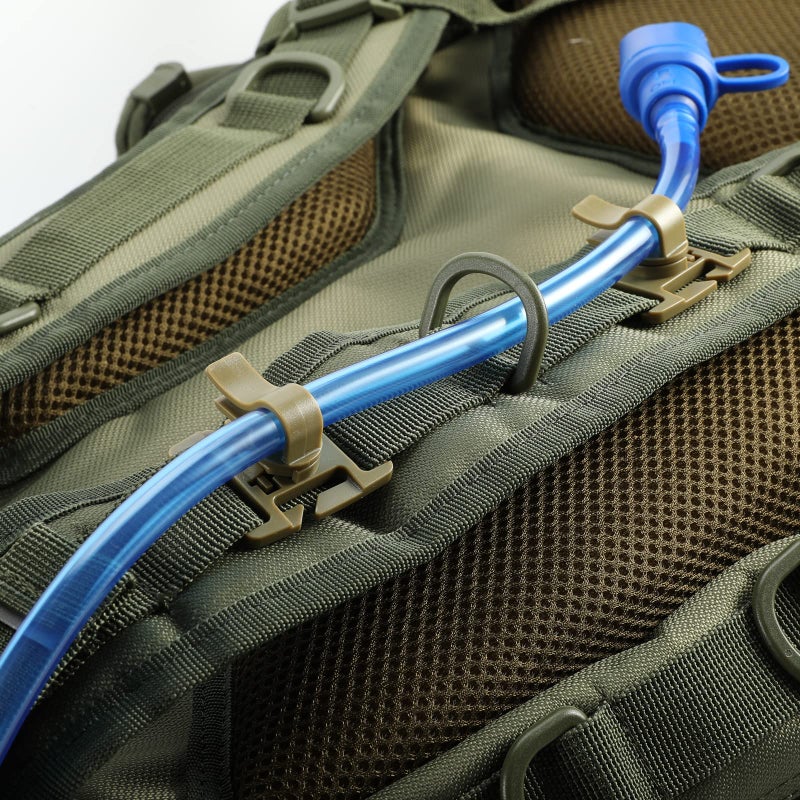 FRTKK Molle Accessories Kit of 34 Attachments for Tactical Backpack Belt Vest D-Ring Locking Gear Clip for 1â€œ Webbing Strap - Image 5