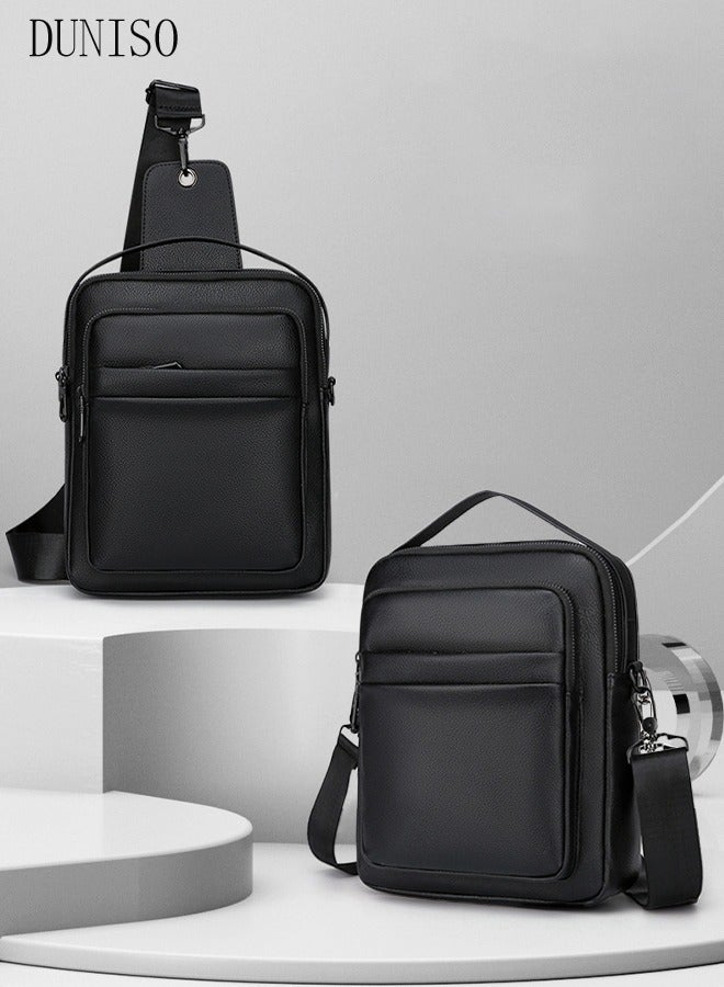 DUNISO Waterproof Crossbody Backpack Sling Bag for Men Hiking Daypack Multipurpose Lightweight Shoulder Chest Hand Bag - Image 1