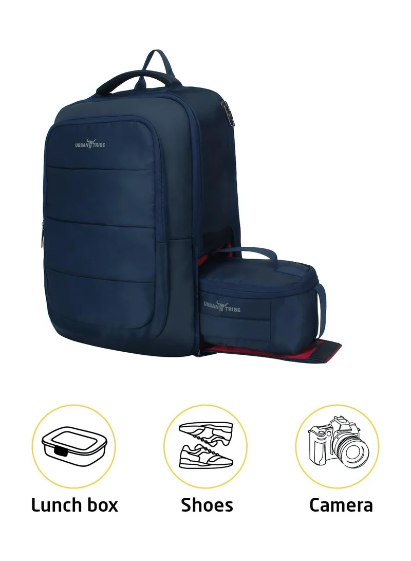 إربان ترايب URBAN TRIBE Rumble Laptop Backpack For Men & Women, Blue, M, Office Bag