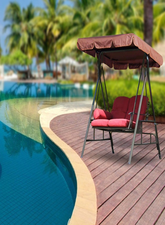 73Hours Waterproof Garden Yard Swing Seat Top Cover Outdoor Rainproof Dustproof Anti UV Protector - Image 3