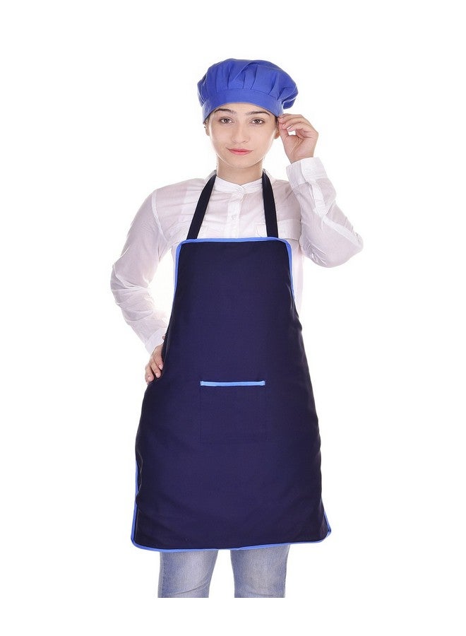 Switchon Switchon Polyester Waterproof Free Size Apron With Cap-Proudly Made In India (BLUE) - Image 1