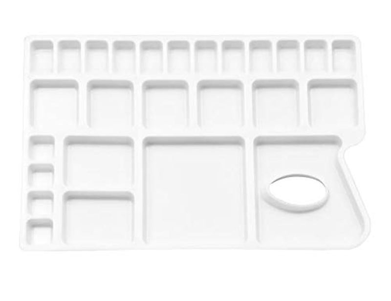 KHYATI Big Rectangle Shape Colour Mixing PaletteTray for ArtistStudents Pack of 1 - Image 1