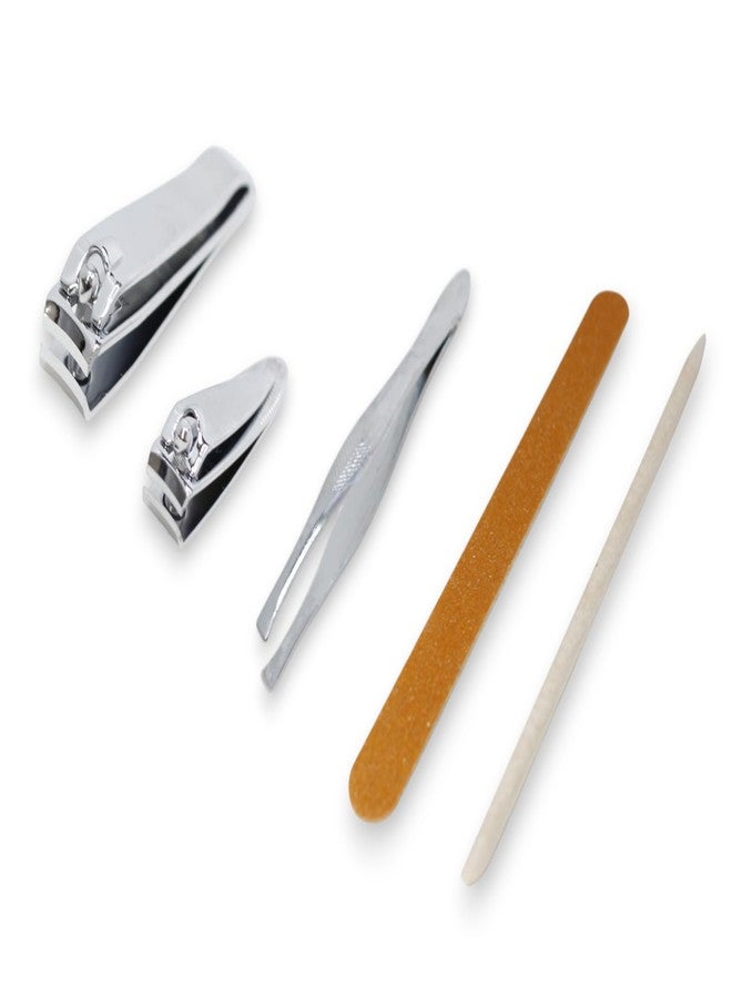 DreamCut 5-Piece Essential Nail Care Kit - Fingernail Clipper, Toenail Clipper, Tweezer, Emery Board, Nail Stick - Professional Nail Care Set (3 Kits (10 Pieces), 15, Count) - Image 1