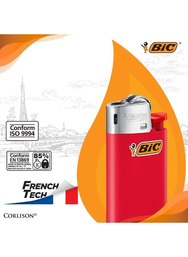 BIC J5 Mini Lighters - Tray of 50 - Image 4