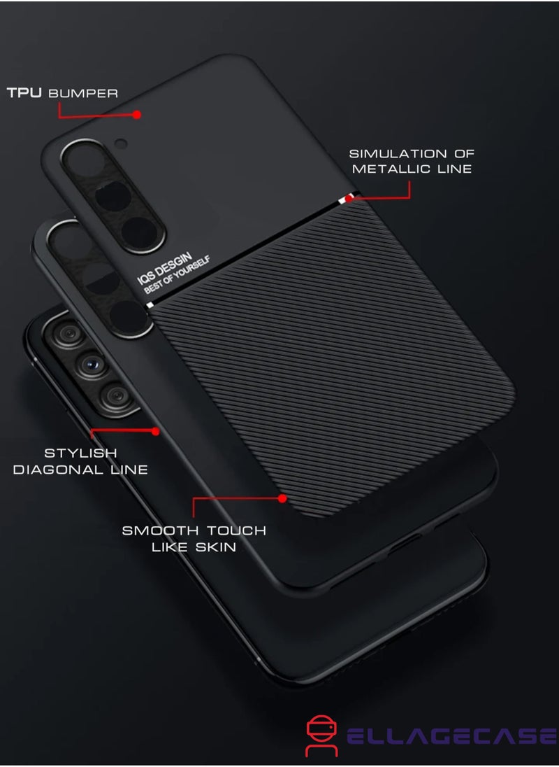 ELLAGECASE Case for Samsung Galaxy S23, Ultra Thin Premium Case, Solid Camera Protection, Thin, Easy to Hold, Hidden Metal Plate  - Image 5
