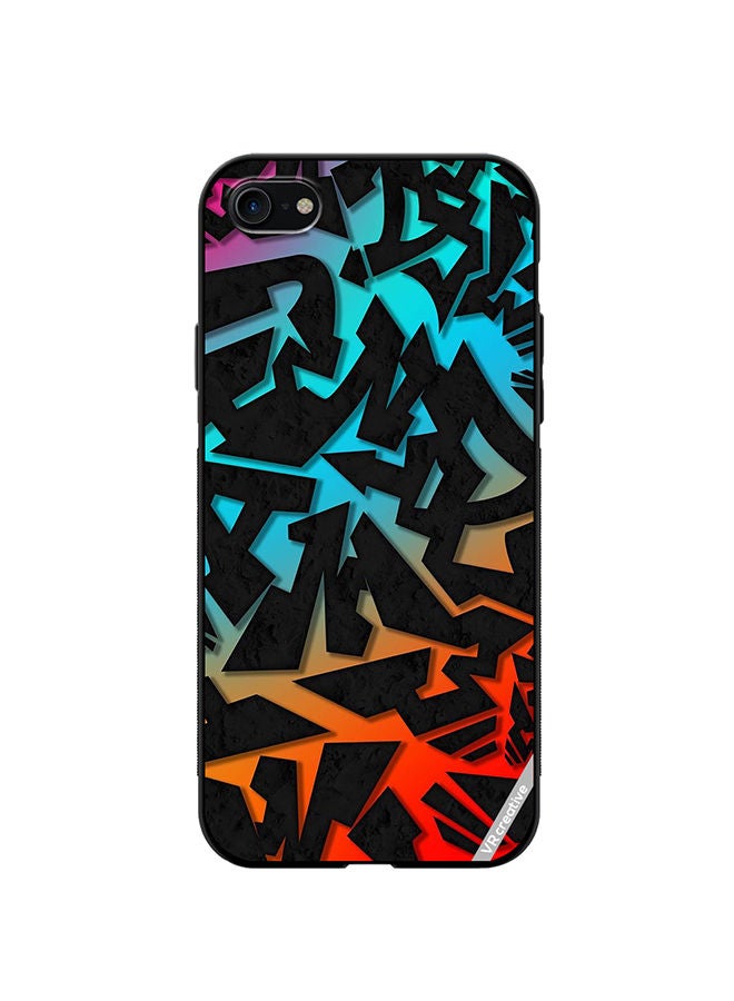 VR CREATIVE Protective Case Cover For Apple iPhone SE (2022) Multicolor Design - Image 1