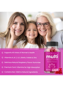 NutraChamps Womens Multivitamin Gummies ; Vitamins A B C D E Biotin Folic Acid ; Daily Multivitamin For Women ; Chewable Womens Gummy Multivitamins ; Bones Brain Heart Immune & Energy Supplement  - Image 4