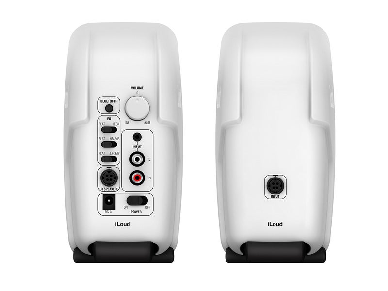 IK Multimedia IK Multimedia iLoud Micro Monitor White 50 watt Portable Wireless Bluetooth Studio Reference Monitors, Dual Speakers for Music Production, Mixing, Mastering, Composing, producing and DJs - Image 2
