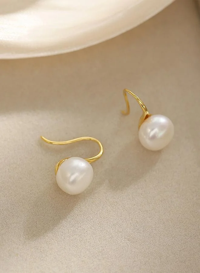 تايك تو Pearl Hook Earrings