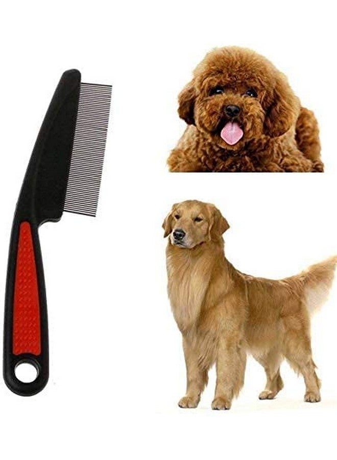 Amazing Stainless Metal Flea Comb For Pets Grooming Comfortable To Use Dogs, Cats, Rabbit Fur Detangling Tool Flea And Tick Prevention For Animals, Flea Treatment Flea Prevention - Image 1