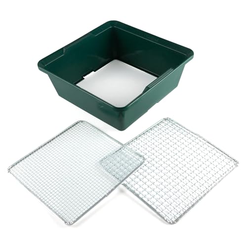 Tierra Garden Mesh Garden Sieve, Fine Galvanized Screen for Efficient Soil Sifting and Planting Preparation, 13.8” x 13.8” x 5” (Dual Screen) - Image 5