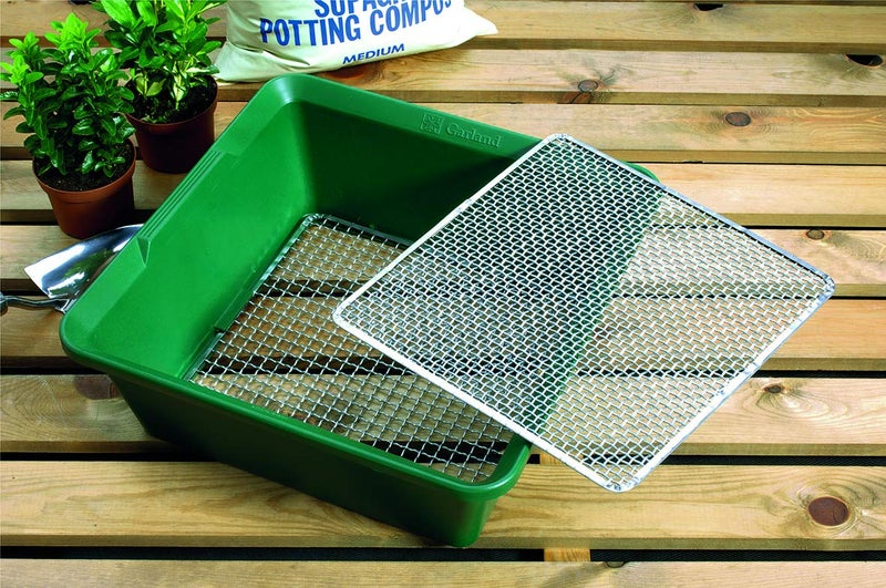 Tierra Garden Mesh Garden Sieve, Fine Galvanized Screen for Efficient Soil Sifting and Planting Preparation, 13.8” x 13.8” x 5” (Dual Screen) - Image 4