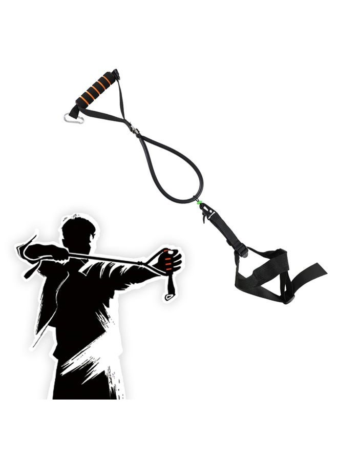 MOYJ Archery Bow Trainer Rubber Simulate Real Draw Weight Archery Bow Training Aids Practice Archery Release Trainer Upgraded Version for Youth Adult Beginner - Image 1